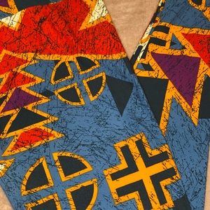 TC LuLaRoe Leggings Abstract Print